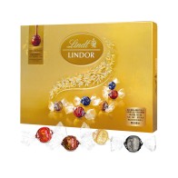 Caixa de presente com chocolates sortidos Lindt Lindor, 168g