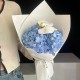 O Buquê de Flores «Serenidade Azul»
