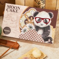 Hi Bake Cool Panda - Confezione regalo di Mooncake per la festa di metà autunno (8 pezzi)