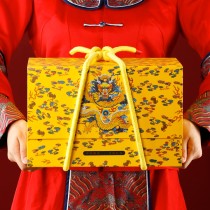 Caixa de presente de bolo da lua imperial do Festival do Meio Outono Yu Cha Shan Fang