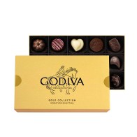 Godiva 골드 컬렉션 초콜릿 선물 상자 15개
