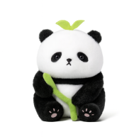 Miniso Pequeno e Fofo Panda de Pelúcia com Bambu