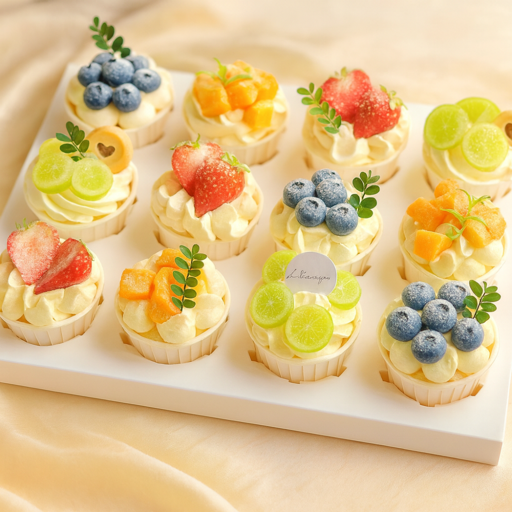 Cupcake alla frutta fresca