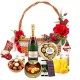 Christmas Champagne & Sweet Treats Gift Basket