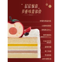 Ganso 크리스마스 축하 케이크