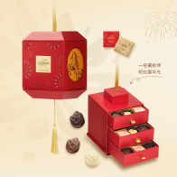 Godiva高級巧克力農曆新年主題圓形禮盒