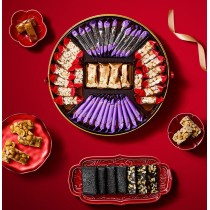 Caja de regalo redonda con forma de Ganso para aperitivos de Año Nuevo chino