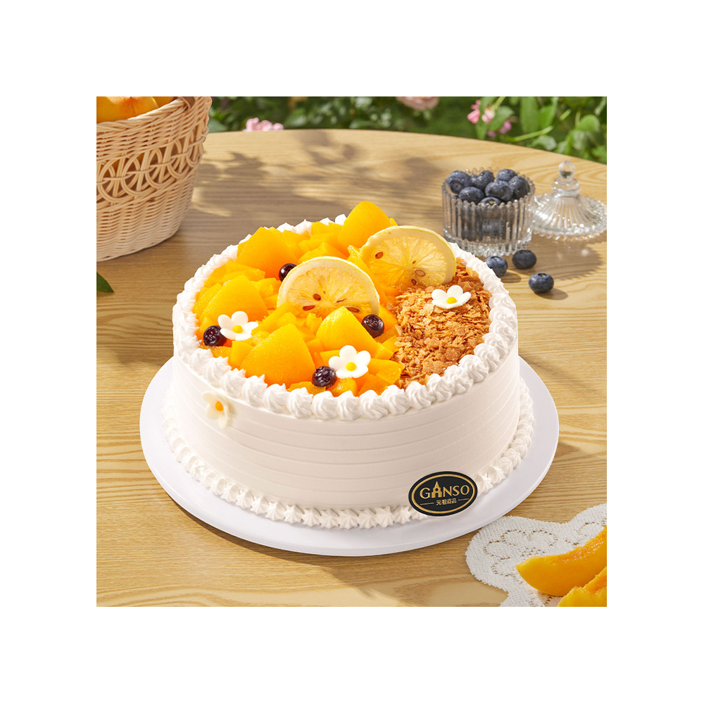 Bolo de Manga com Creme Fresco Ganso