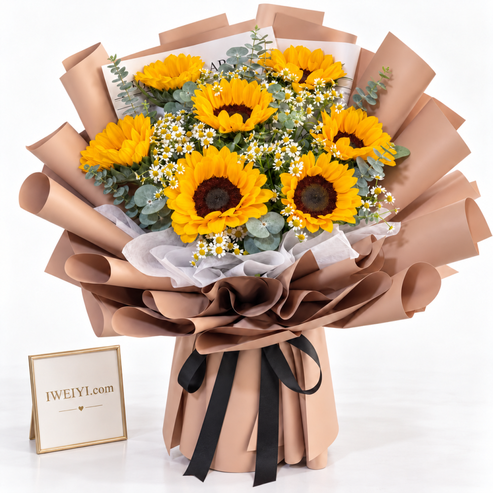 Sonnenblumenstrauß „Glück und Kraft“