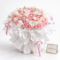 Blumenstrauß „Rosa Liebe“