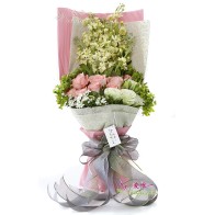 Il bouquet di fiori « Fino alla fine del tempo »