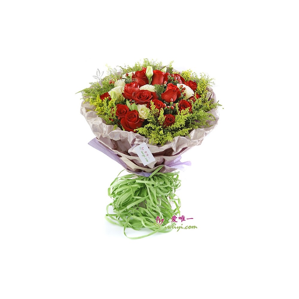 O buquê de flores « Amor ardente »