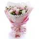 The bouquet of flowers « Happy honeymoon »