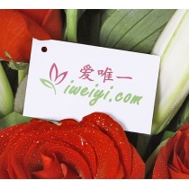 Envie um buquê de rosas vermelhas e lírios brancos para a China.