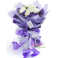Le bouquet de fleurs « Tout à cause de toi »