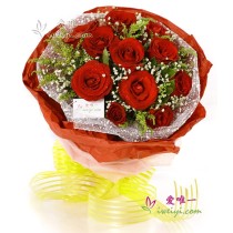 O buquê de flores « Você está sempre em meus pensamentos »