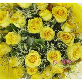 Roses jaunes