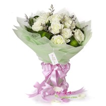 O buquê de flores « Amor incandescente »