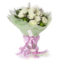 Il bouquet di fiori « Amore incandescente »