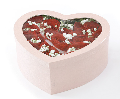 La boîte florale « Vivid love »