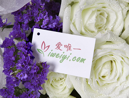 send a bouquet of white roses to China