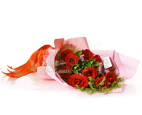 ramo de rosas rojas