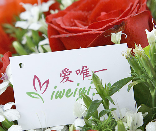 send a bouquet of red roses to China