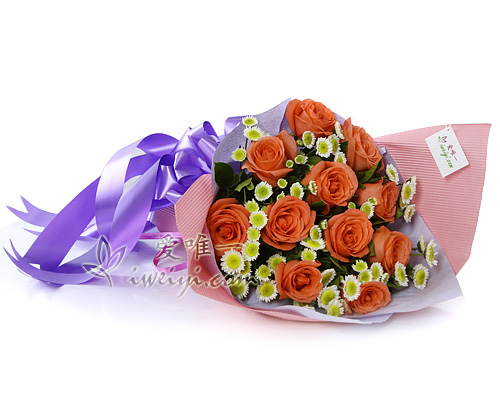 Strauß von rosa Rosen