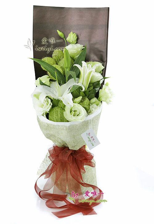 Le bouquet de fleurs « Gentle and warm »