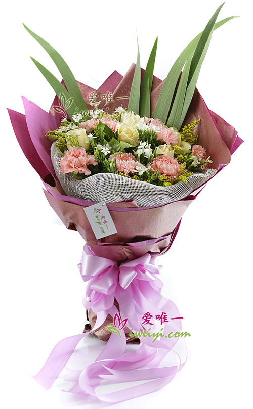 Le bouquet de fleurs « Happy Mother's Day »