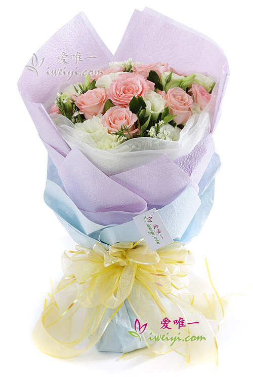 Le bouquet de fleurs « May you beautiful as the flowers »