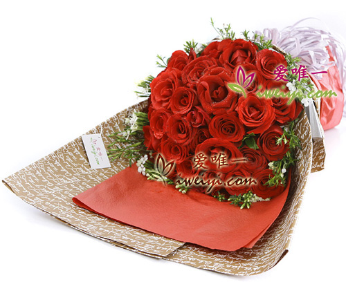 ramo de rosas rojas