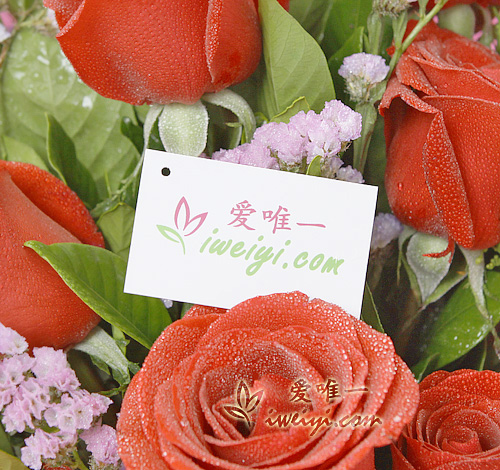 send a bouquet of red roses to China