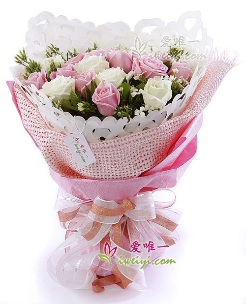 Le bouquet de fleurs « Happy honeymoon »