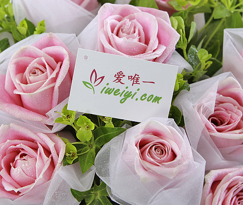 send a bouquet of pink roses to China