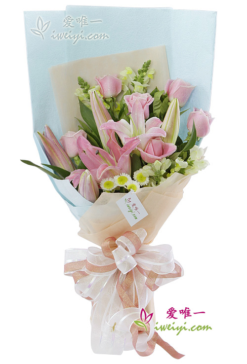 Le bouquet de fleurs « May I love you »