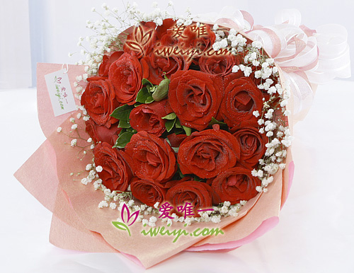 ramo de rosas rojas