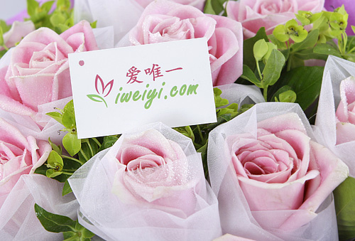 send a bouquet of pink roses to China