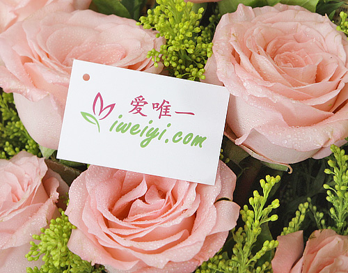 send a bouquet of pink roses to China