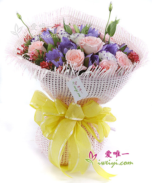 Le bouquet de fleurs « Everytime I think of you »