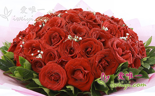 99 red roses