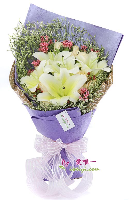 Le bouquet de fleurs « Crazy for love »