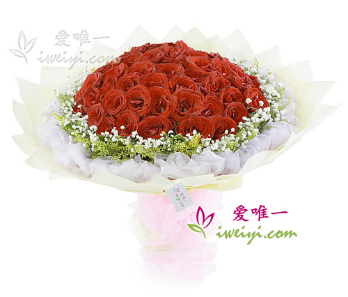 99 red roses