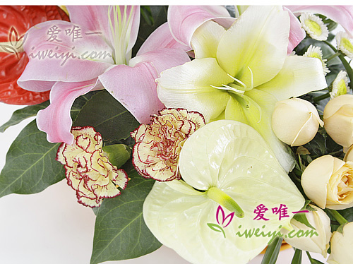 Send a basket flowers to China