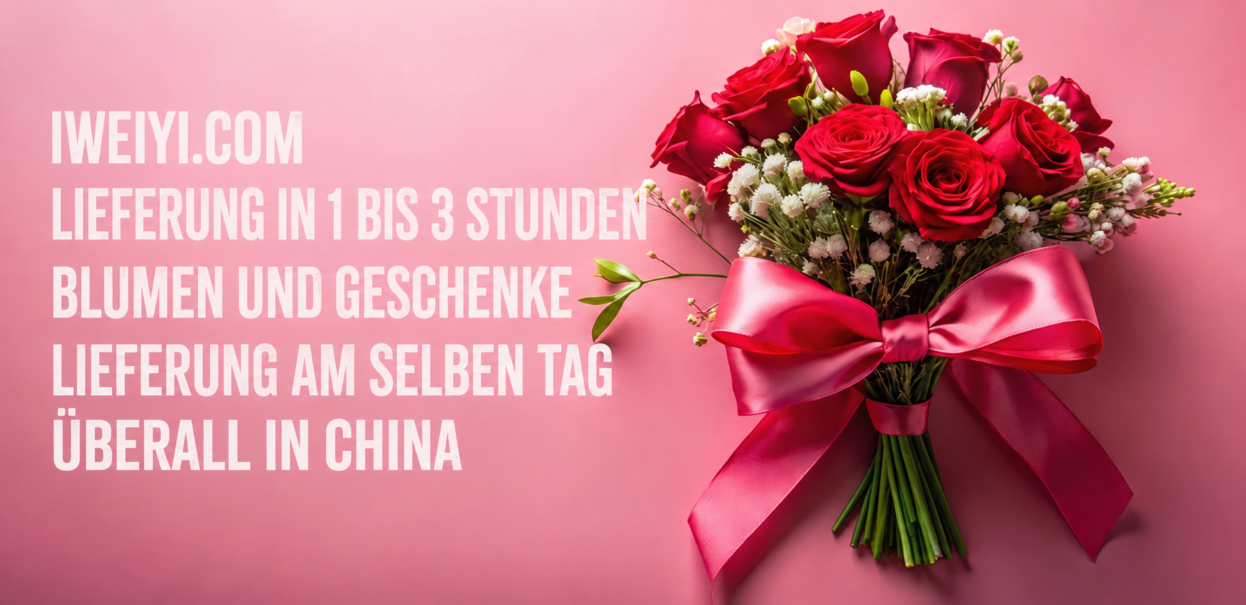 Blumen- und Geschenkefreundlichkeit in China