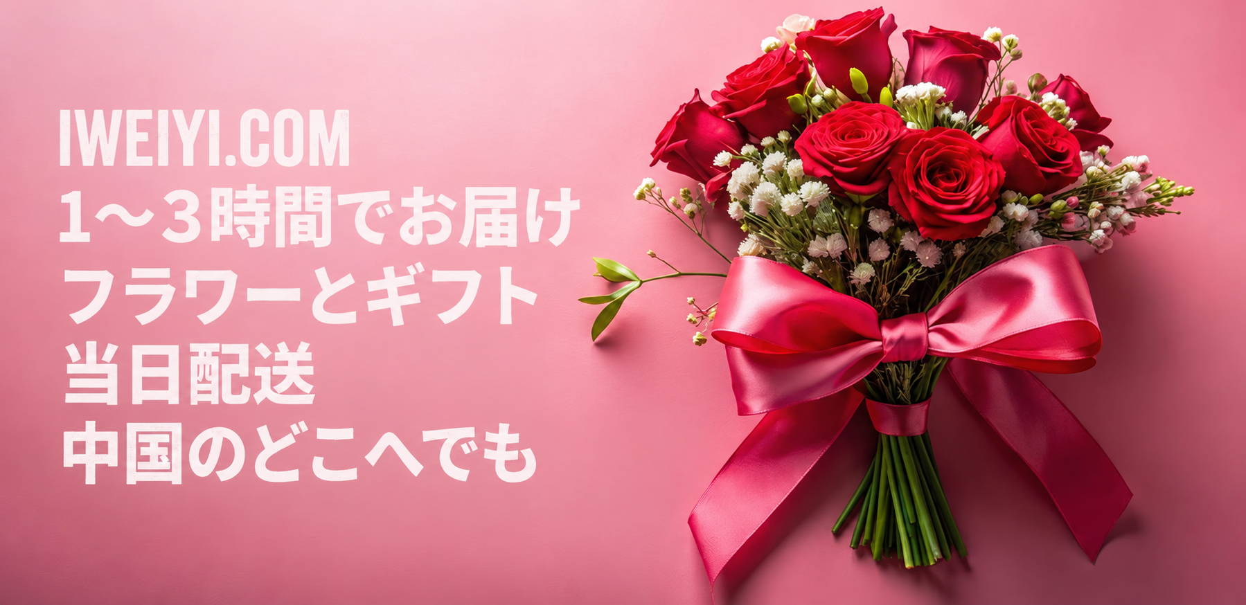 中国での花とギフトの配達