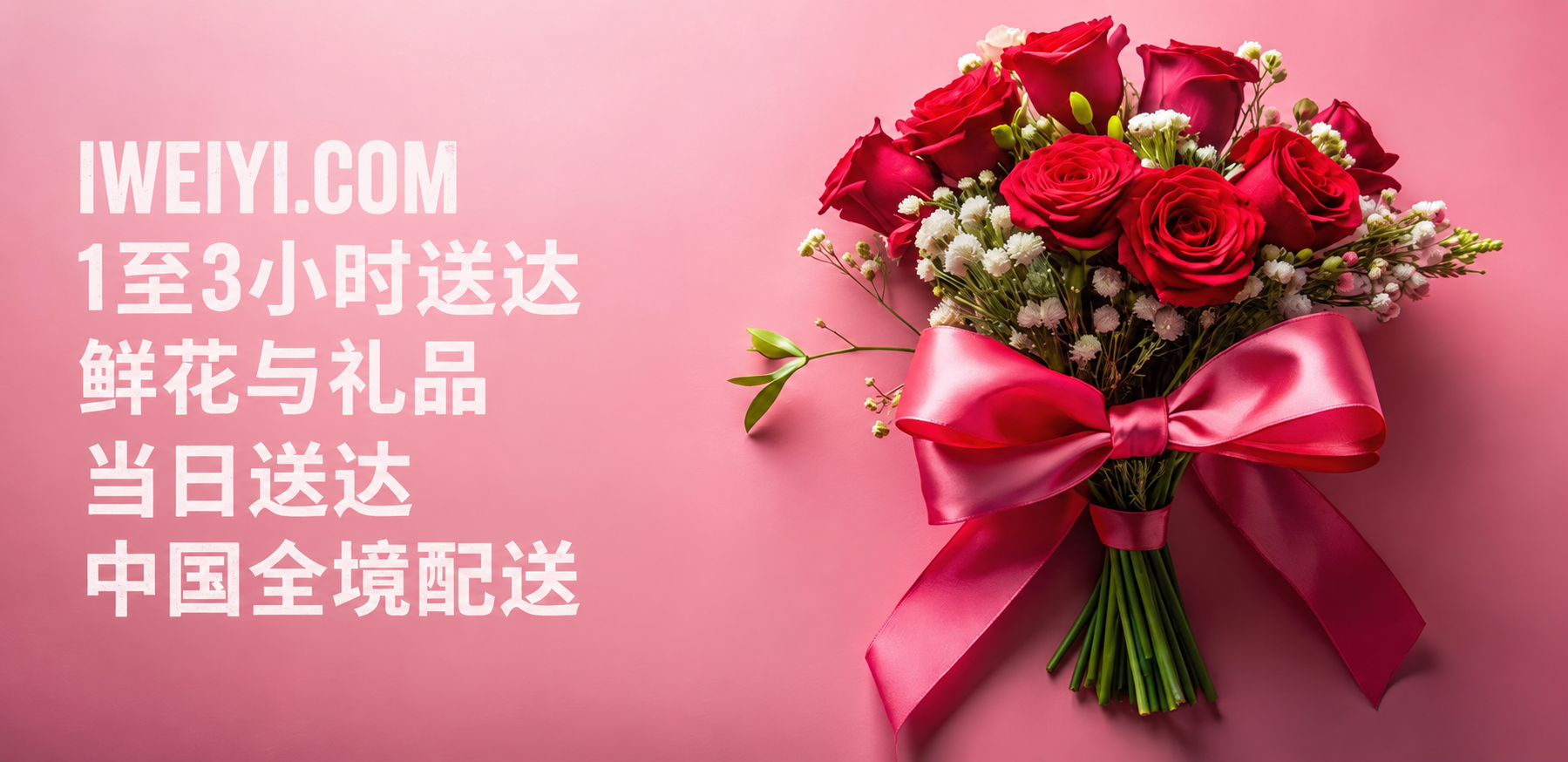 在中国的鲜花和礼品配送