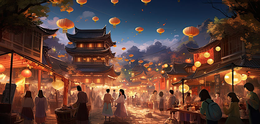 Traditions during Mid-Autumn Festival Day